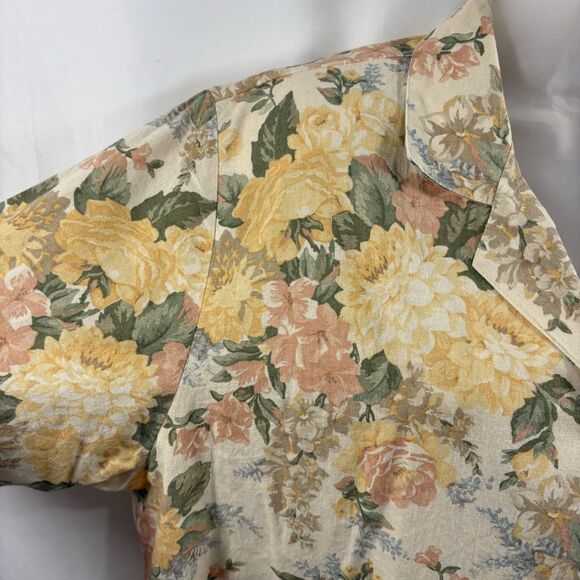 Vtg Alfred Dunner 18 Floral Button-Up Shirt Women's Boho Cottagecore Grandmacore - Picture 3 of 16